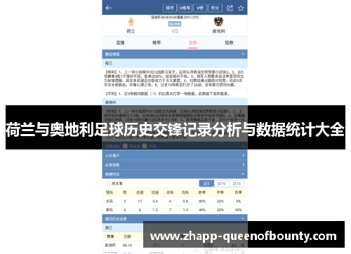 荷兰与奥地利足球历史交锋记录分析与数据统计大全